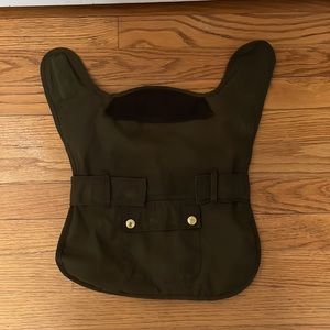 Barbour 2 in 1 Wax Dog Coat with Faux Fur Liner, Small, Olive